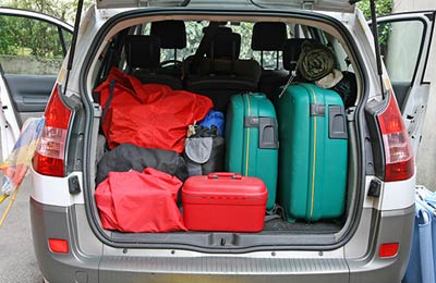 Enjoy the freedom of taking your own car packed with everything you need 