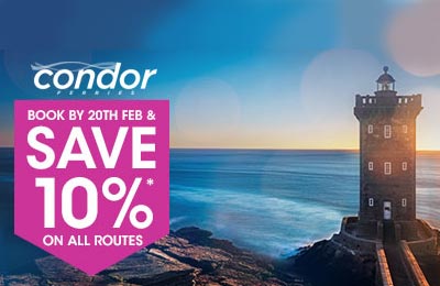 10% korting Condor Ferries Condor Ferries image promotionele