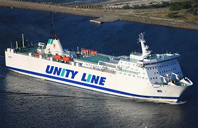 Sail to Poland or Sweden with Unity Line