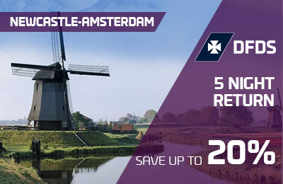¡AHORRA hasta 20% en un cruce 5-Night Newcastle-Amsterdam! ¡AHORRA hasta 20% en un cruce 5-Night Newcastle-Amsterdam!