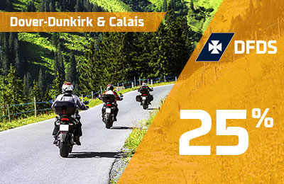 25% off Motorcycles & sidecars Dover to France 25% off Motorcycles & sidecars Dover to France