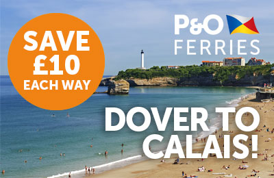 Ahorre £ 20 en los cruces de retorno de Dover-Calais