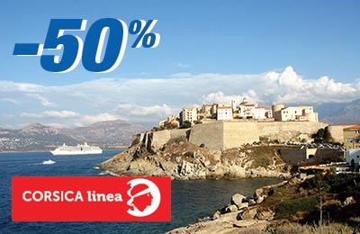 Ferry to Corsica -50% off summer travel! Ferry to Corsica -50% off summer travel!