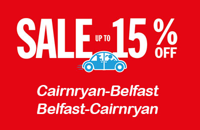 Hasta 15% de descuento en la ruta Cairnryan-Belfast con Stena Line. Hasta 15% de descuento en la ruta Cairnryan-Belfast con Stena Line.