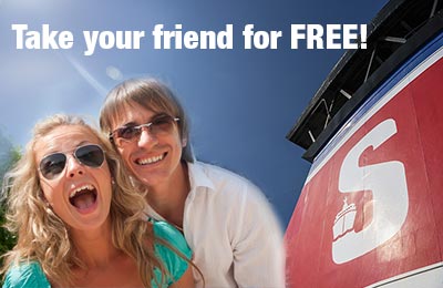 Neem je vriend GRATIS mee op de routes van Belfast, Cairnryan en Liverpool!